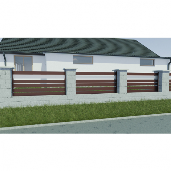 Modulárne Hliníkové oplotenie 925mm TIA 100-H1S - detail 2 - detail 2