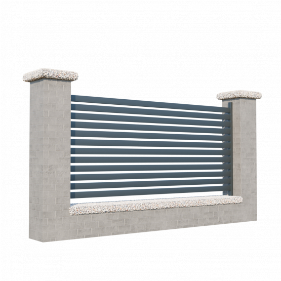 Modulárne Hliníkové oplotenie 925mm SIA 50-A - detail 1 - detail 1