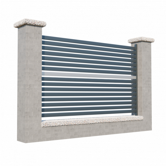 Modulárne Hliníkové oplotenie 1200mm SIA 50-A1S - detail 1 - detail 1