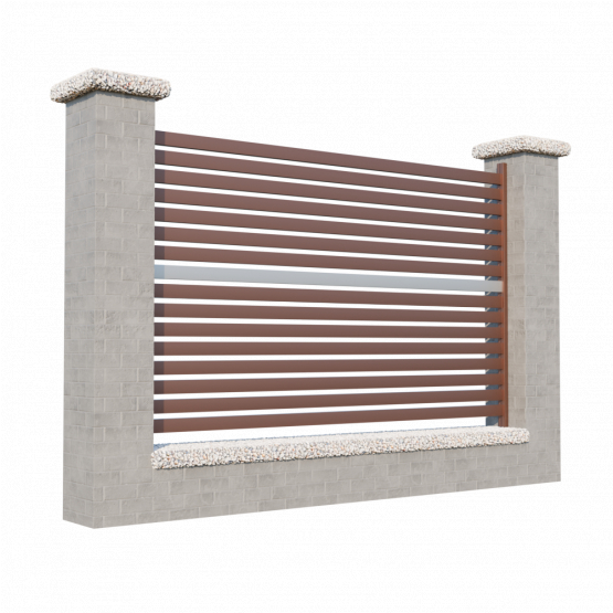 Modulárne Hliníkové oplotenie 1200mm SIA 50-H1S - detail 1 - detail 1