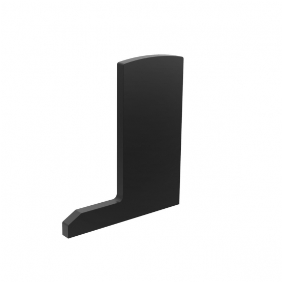 Záslepka pre profil AL/0006-ECO-RAL 9005 - detail 1 - detail 1