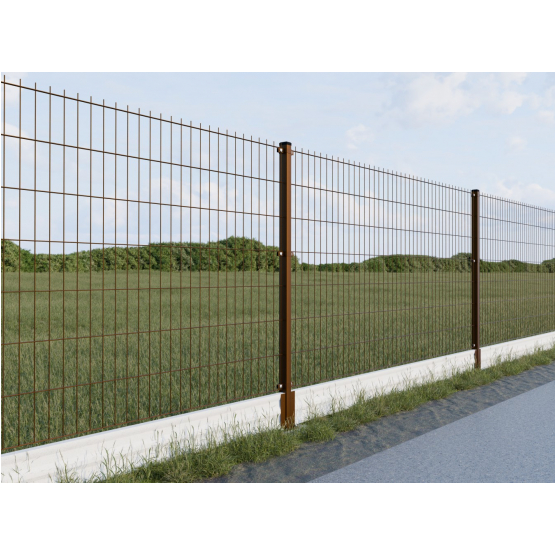 Stĺpik 60x40mm ZnPVC 2000mm hnedá - detail 1 - detail 1