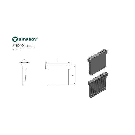 PVC Kotviaci klin pre sklo - detail 1 - detail 1