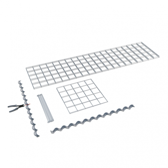 Gabiónový kôš 200x50x50cm oko 10x10cm priebežný - detail 1 - detail 1