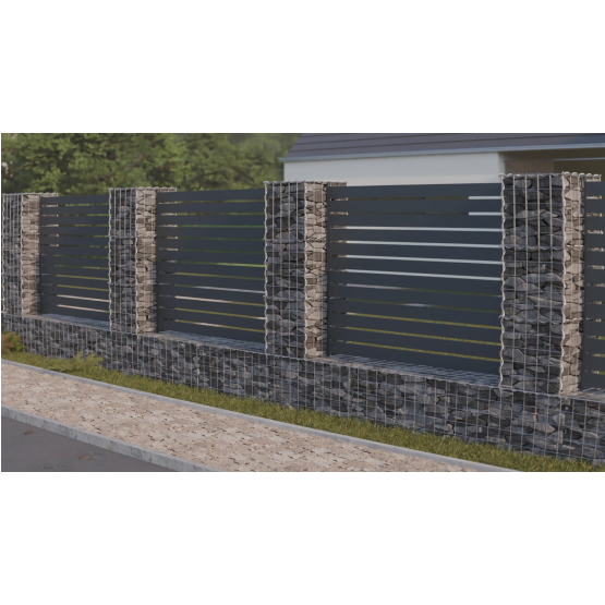 Gabiónový kôš 100x50x50cm oko 10x10cm koncový / samostatný - detail 3 - detail 3