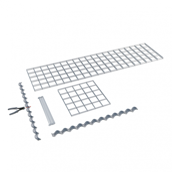 Gabiónový kôš 200x50x50cm oko 10x10cm koncový / samostatný - detail 1 - detail 1