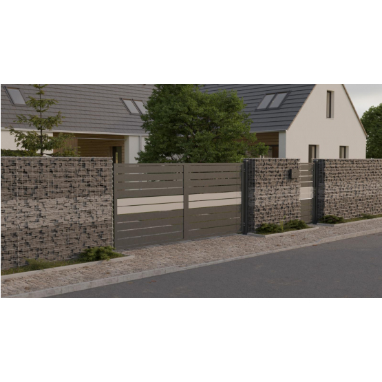 Gabiónový kôš 200x100x50cm oko 5x10cm priebežný - detail 2 - detail 2