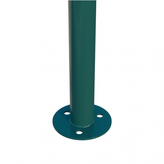 Stĺpik D48mm s pätkou ZnPVC 1600mm zelená - detail 1 - detail 1