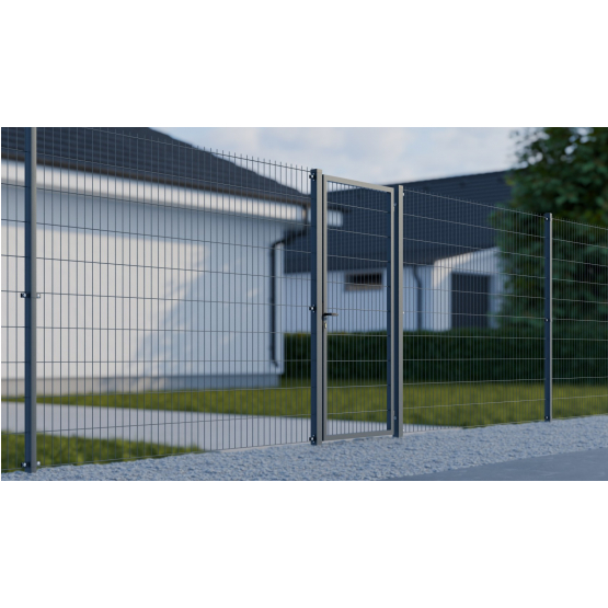 Bránka 1kr. 2D BOX ZnPVC 1000x2000mm RAL 7016 antracit - detail 5 - detail 5