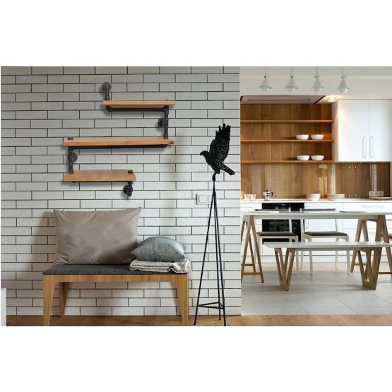 Polica na stenu - HAD svetlá - 009 - detail 2 - detail 2