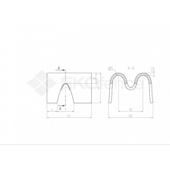 Spojka panelov na nekonečnú montáž - detail 1 - detail 1