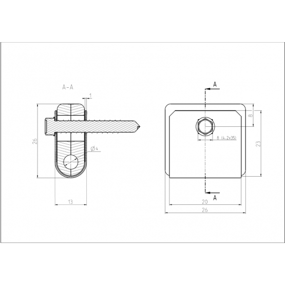 Univerzálna príchytka Zn - detail 1 - detail 1