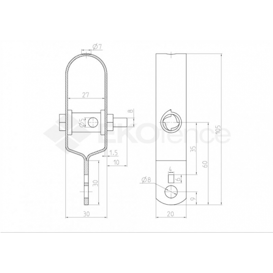 Napinák ZnPVC zelená - detail 1 - detail 1