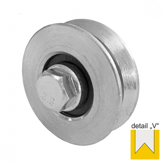 Koliesko pojazdu - V, Zn, D60mm - detail 1 - detail 1