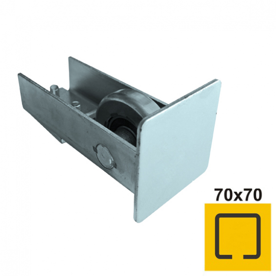 Koliesko dojazdové s krytkou Zn, profile 70x70, - detail 1 - detail 1