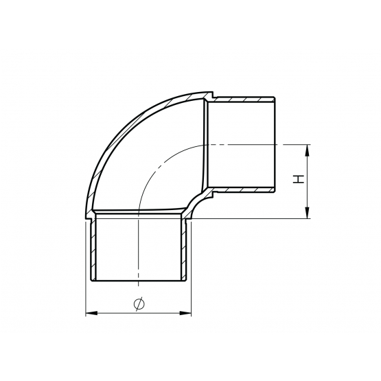 Prechod madla - koleno - detail 2 - detail 2