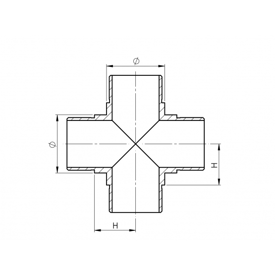 Prechod madla krížový - detail 2 - detail 2