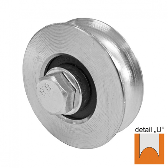 Koliesko pojazdu - U, Zn, D60mm - detail 1 - detail 1