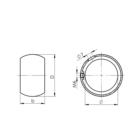 Držiak madla - prstenec - detail 2 - detail 2