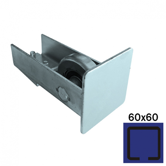 Koliesko dojazdové s krytkou Zn, profile 60x60, - detail 1 - detail 1