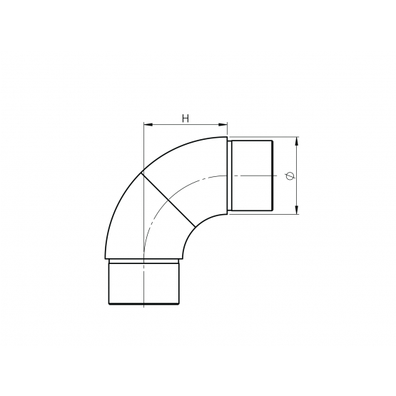 Prechod madla - koleno nastaviteľné - detail 2 - detail 2