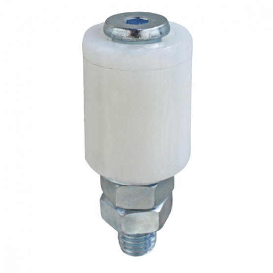 Koliesko-nylonové - White D25mm - detail 1 - detail 1