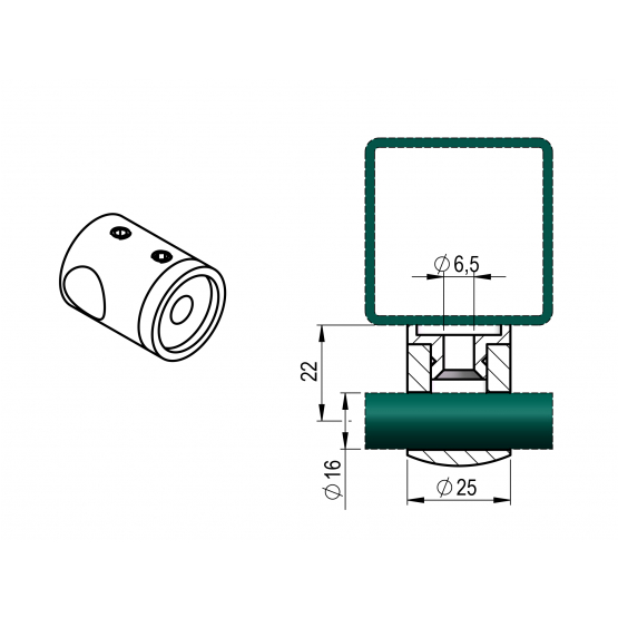 Držiak výplne - detail 2 - detail 2