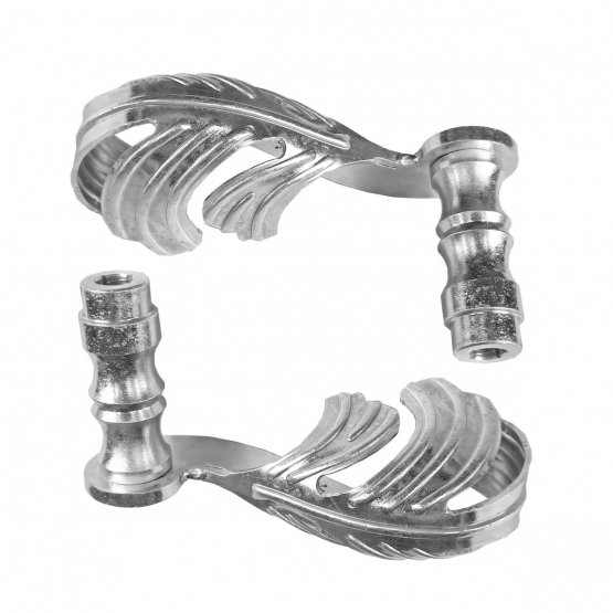 Kľučka L140, D17mm, Zn-biely - detail 1 - detail 1