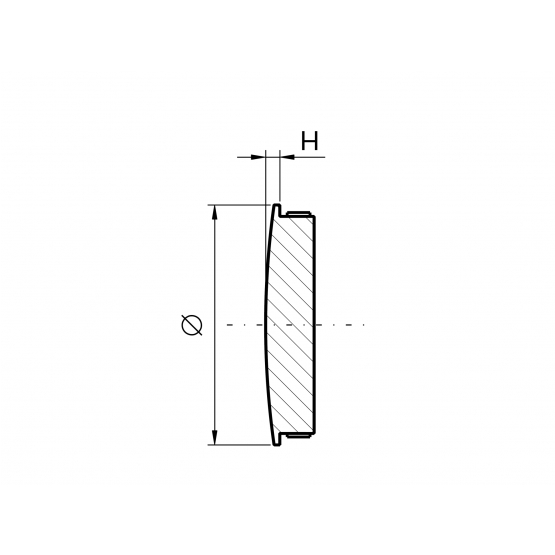 Záslepka madla, solid - detail 4 - detail 4