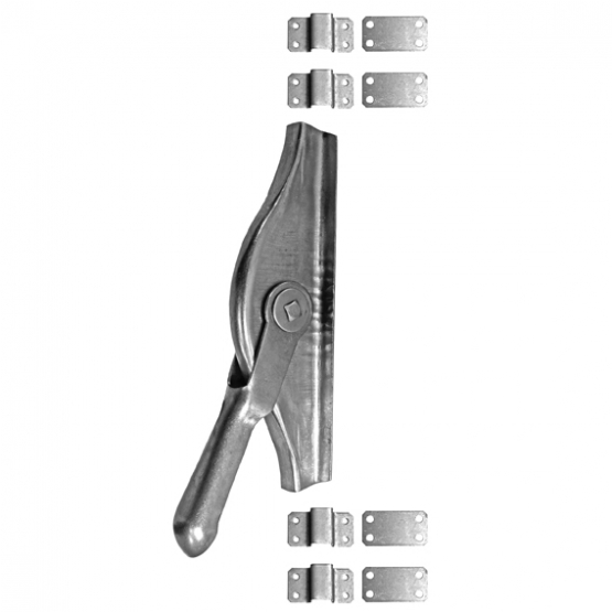 Pákový uzáver - BASCULES Zn, L235mm - detail 1 - detail 1