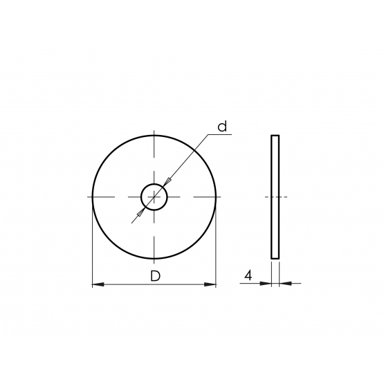 Záslepka s otvorom - detail 2 - detail 2