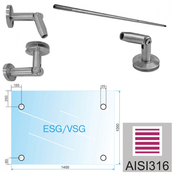 Presklená strieška 140x100 - detail 1 - detail 1