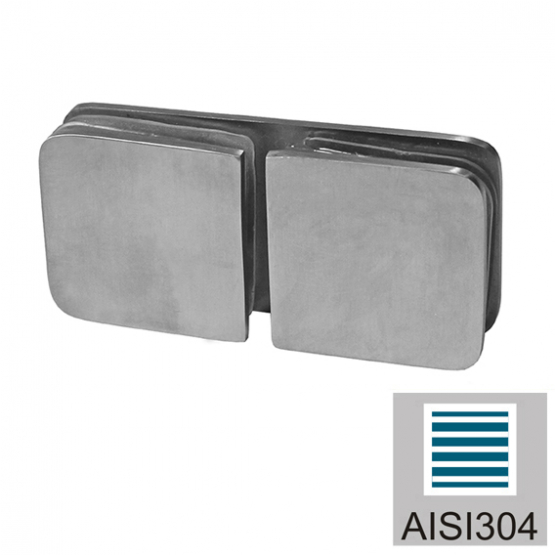 Zasklenie pevne - držiak skla, AISI 304, T 8-10 mm