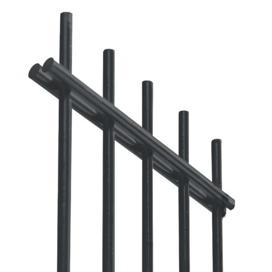Zváraný plotový panel N2D 2500x1230mm D6/5/6mm antracit