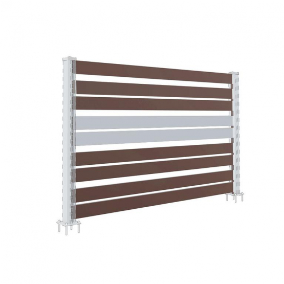 Modulárne Hliníkové oplotenie 1200mm TIA 100-H2S