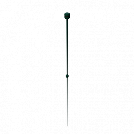 Oporná tyč k rastlinám ZnPVC 1750mm zelená