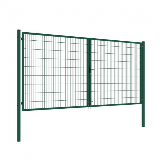 Brána 2kr. 2D BOX ZnPVC 4000x1700mm RAL6005 zelená