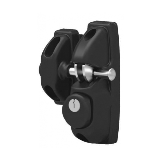 Háková západka so zámkom, jednostranná