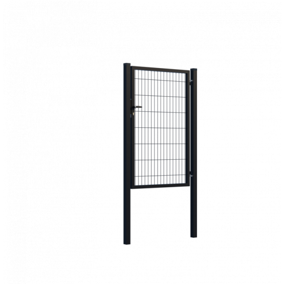 Bránka 1kr. SQUARE ZnPVC 1000x1500mm, čierna