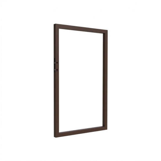 Rám pre jednokrídlovú bránku 1000x1500mm hliníkový hnedá