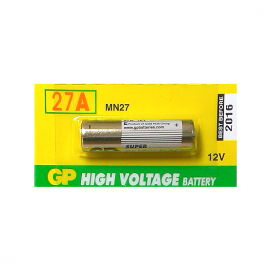 Alkalická batéria špeciálna GP 27A 12V, 20mAh
