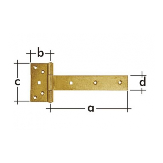 Záves bránkový 350x45x90x35x3,0mm