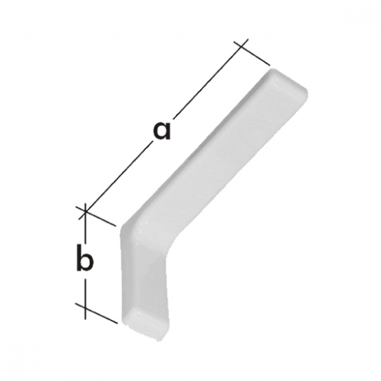 Konzola s plastovým krytom 115x78mm