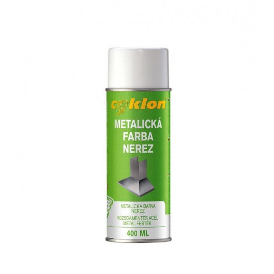 Metalická farba NEREZ 400 ml