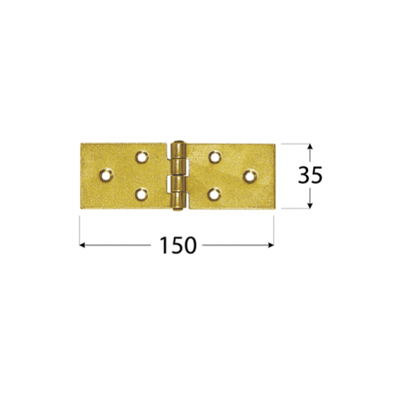 Záves stavebný 150x35x1,5mm