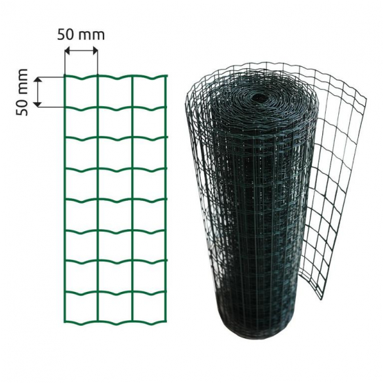 Pletivo zvárané 50x50x2,5-2000mm 25m zelená