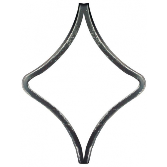 Element tvaru-pika h200, b95, 12x6mm