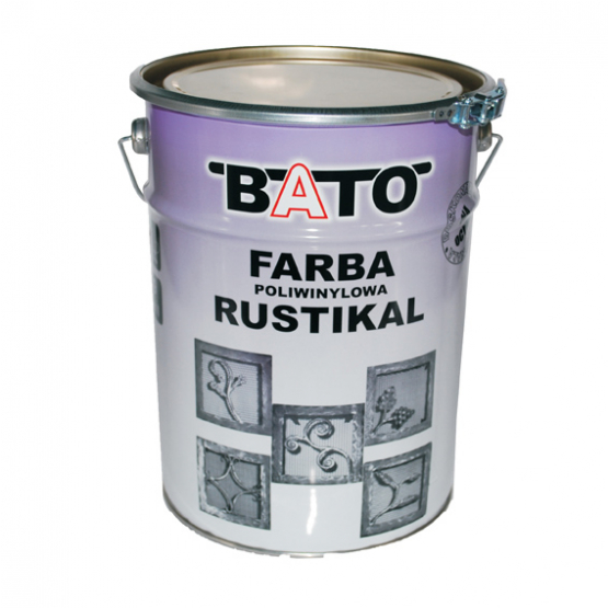 Farba polyvinylová, grafit RUSTICAL 6,3kg (5L)