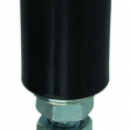 Koliesko-nylonové Zn, D42mm, black