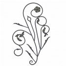 Ornamenty párové: ľavý, pravý
